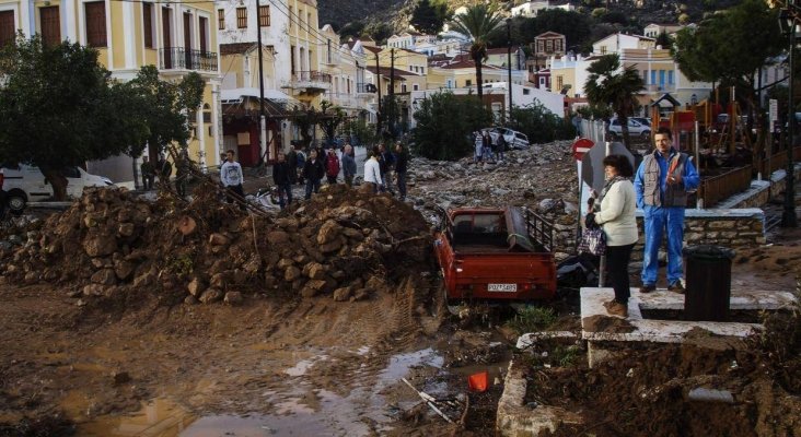 Inundación en Grecia