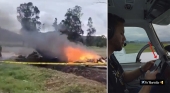 Una distracción del piloto con el móvil, posible causa del accidente aéreo en el que ha fallecido el cantante Yeison Jiménez| Imágenes vía redes sociales