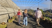 El alcalde de Telde visitó el viñedo en octubre de 2025 |Foto: Ayuntamiento de Telde