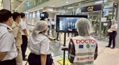 Control en el aeropuerto de Suvarnabhumi Foto Centro de Control de Enfermedades de Tailandia