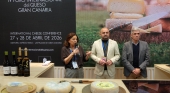 Julia Pérez, directora de contenidos del foro; Carlos Álamo, consejero de Turismo de Gran Canaria; y Alejandro Báez, director insular de Agricultura, Ganadería y Pesca