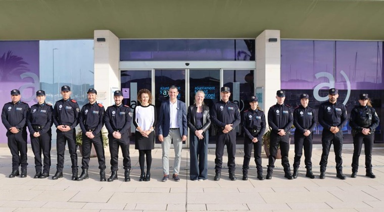 Incorporación de los 10 nuevos agentes de la Policía Local de Sant Antoni de Portmany. Incorporación de los 10 nuevos agentes de la Policía Local de Sant Antoni de Portmany.