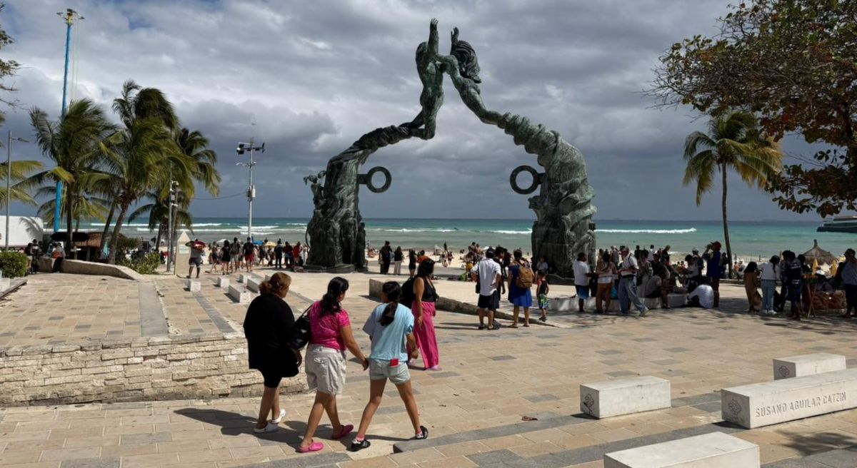 Escena de normalidad en Playa del Carmen el lunes 23 de febrero de 2026. Escena de normalidad en Playa del Carmen el lunes 23 de febrero de 2026.