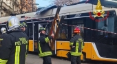 Descarrila un tranvía en Milán (Italia): al menos 2 muertos y 40 heridos | Foto: Vigili del Fuoco