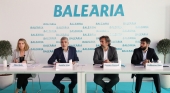 Adolfo Utor durante la presentación de los resultados de Baleària en 2025