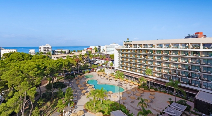 Vista general del Aubamar Playa Resort