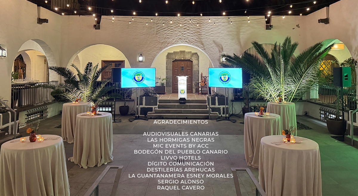 Agradecimiento a empresas y personas que han participado en la organización de la cena