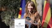 Raquel Sánchez, presidenta de Paradores de España, durante la inauguración del establecimiento de Ibiza.
