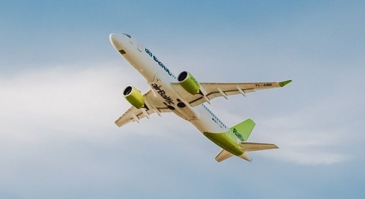 Avión de AirBaltic