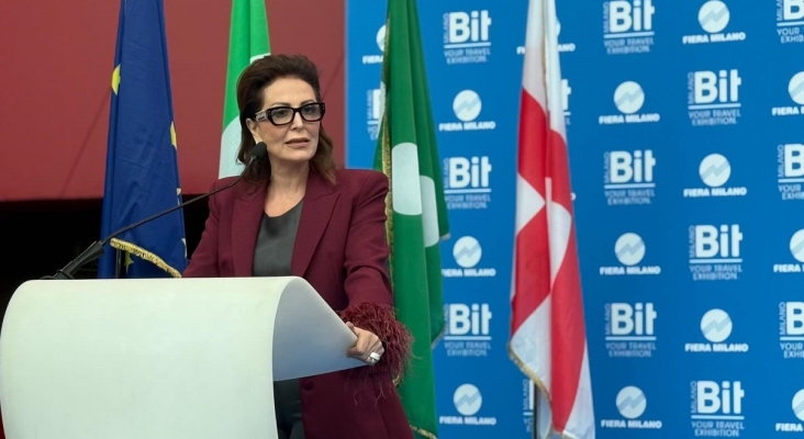 Daniela Santanchè, ministra de Turismo de Italia