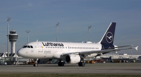 Avión de la aerolínea alemana Lufthansa 
