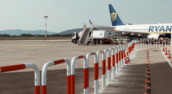 Avión de Ryanair 