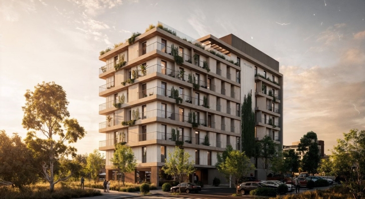Render del proyecto de Well & Come en Alicante