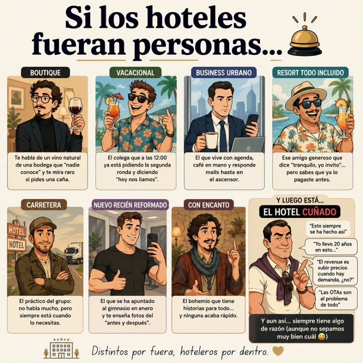 Si los hoteles fueran personas…