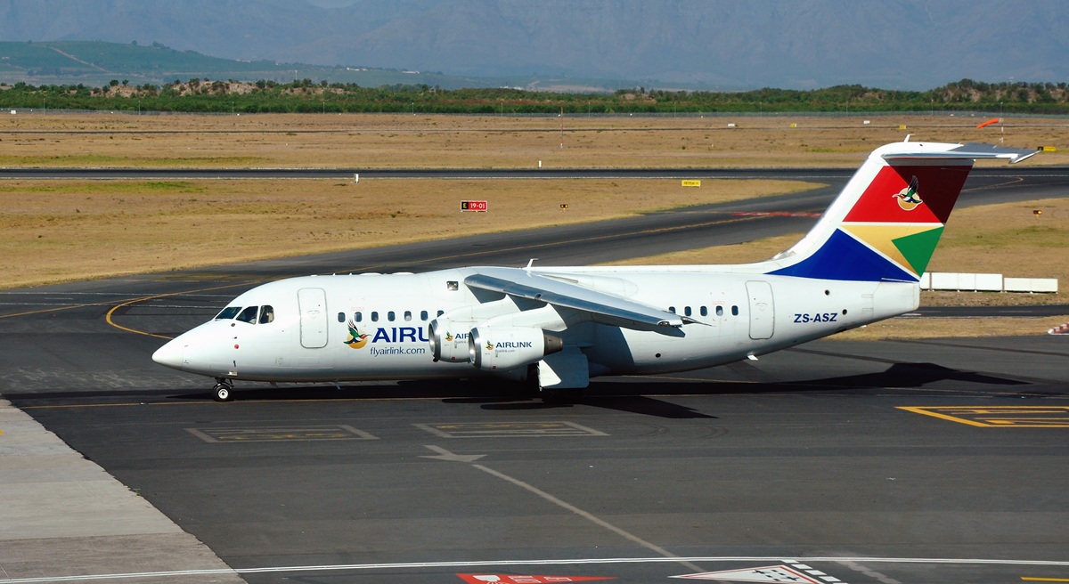 Avión de la compañía Airlink, en la que viajó el sospechoso de contagio. | Foto: Hansueli Krapf (CC BY-SA 3.0)