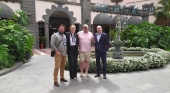 Ryan Bertoia durante su visita al Hotel Santa Catalina (Las Palmas de Gran Canaria ) | Turismo de Gran Canaria