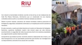 Muere un trabajador tras el colapso de una losa en las obras de un hotel RIU de Cancún (México)