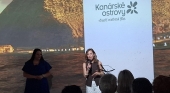Jessica de León durante su alocución en Praga | Turismo de Canarias