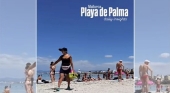 Alertan a los turistas de riesgos sanitarios por las bebidas vendidas ilegalmente en Playa de Palma (Mallorca)