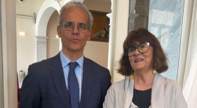 Luis Martinez Sicluna (FEMP) y Maria Teresa Sancho (Imserso)