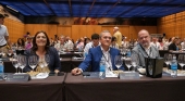 Dimple Melwani, consejera delegada de Turismo de Tenerife; Lope Afonso vicepresidente y consejero de Turismo del Cabildo de Tenerife; y Valentín González, consejero de Sector Primario