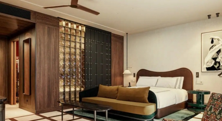 Render de una habitación del hotel