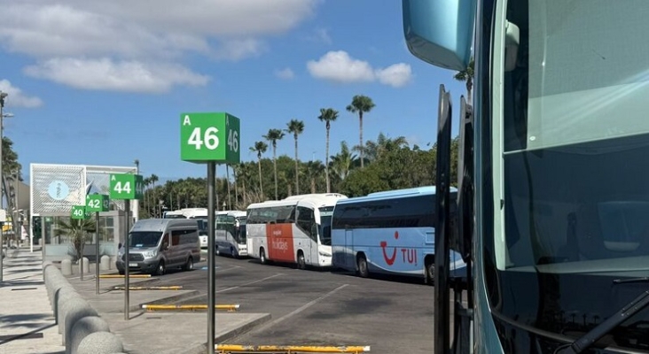 Caos y colapso en el Aeropuerto de Tenerife Sur los empresarios culpan directamente a Aena|Foto: CEST