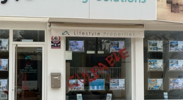 Foto de ataques a inmobiliarias en Mallorca en 2025|Fuente: ABINI