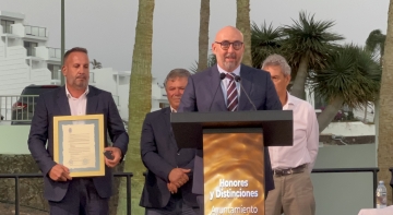 Germán Belmonte en el acto oficial de distinciones| Foto: Tourinews Germán Belmonte en el acto oficial de distinciones| Foto: Tourinews