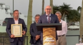 Germán Belmonte en el acto oficial de distinciones| Foto: Tourinews