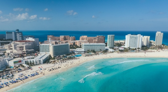 Cancún (México) refuerza su promoción internacional debido a la desaceleración de la demanda hotelera