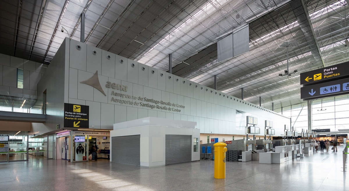 Aeropuerto de Santiago Rosalía de Castro Foto Aena Aeropuerto de Santiago Rosalía de Castro Foto Aena