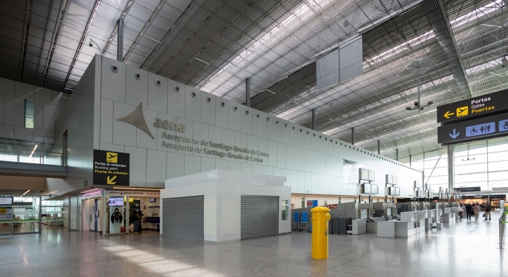 Aeropuerto de Santiago Rosalía de Castro Foto Aena