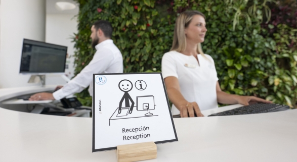 Cartelería con pictogramas
