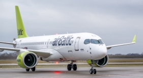 Avión de AirBaltic Avión de AirBaltic