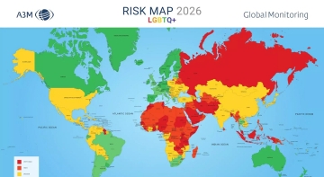 Mapa de destinos turísticos seguros para segmento LGTBI