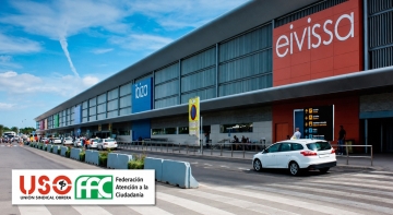 Los sindicatos convocan una protesta en el Aeropuerto de Ibiza por la falta de personal y la sobrecarga laboral Los sindicatos convocan una protesta en el Aeropuerto de Ibiza por la falta de personal y la sobrecarga laboral