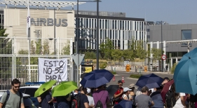 Huelga Airbus |Foto: UGT