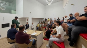 Reunión entre la Asociación de Hostelería y la Cámara de Comercio Reunión entre la Asociación de Hostelería y la Cámara de Comercio