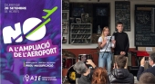 A la izquierda, cartel de la convocatoria / A la derecha, acto de presentación de la Associació de Joves d'Eivissa 