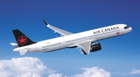 Avión de Air Canadá