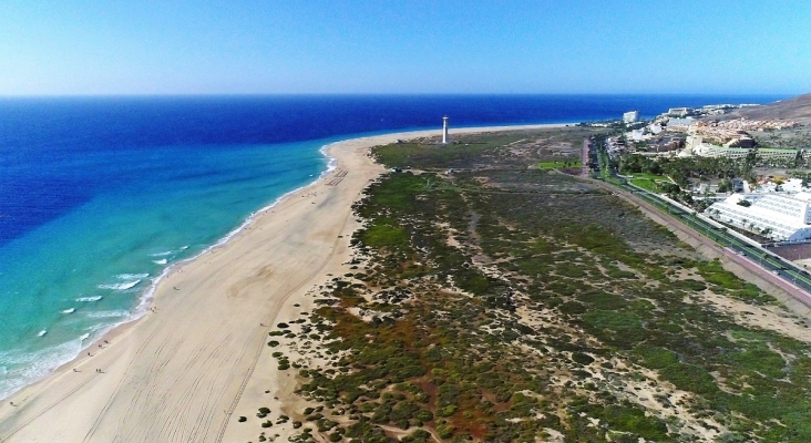Playa de El Matorral, en Fuerteventura Foto Ayuntamiento de Pájara