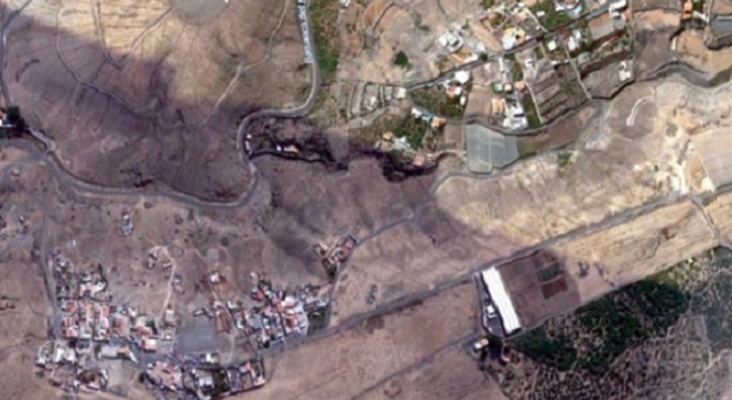 Imagen aérea del asentamiento