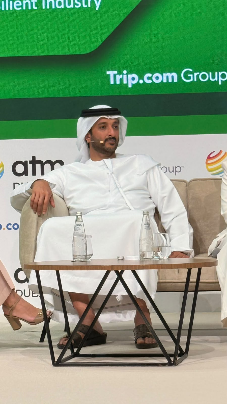 Abdulla bin Touq Al Marri en la WTM Dubái 2026