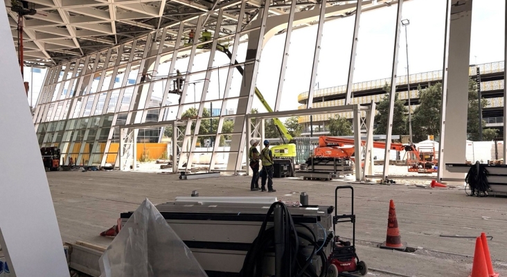 Obras en el Aeropuerto de Eindhoven