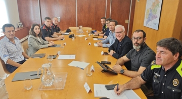 Imagen de la reunión mantenida en la Delegación del Govern en Tarragona Imagen de la reunión mantenida en la Delegación del Govern en Tarragona