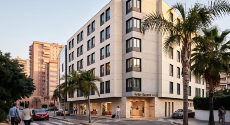 Render del hotel malagueño