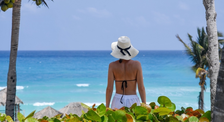 Turista en Cancún, México