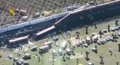 Vista aérea del accidente | Imagen: Guardia Civil