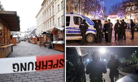 La policía evacúa mercado navideño de Alemania tras hallar explosivo